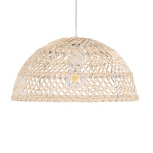glo-01727-01727_4 GLOBOSTAR® COMORES 01727 BOHO ΚΡΕΜΑΣΤΟ ΦΩΤΙΣΤΙΚΟ ΠΛΕΓΜΑ ΜΟΝΟΦΩΤΟ 1 X E27 IP20 ΜΠΕΖ ΞΥΛΟ -Μ