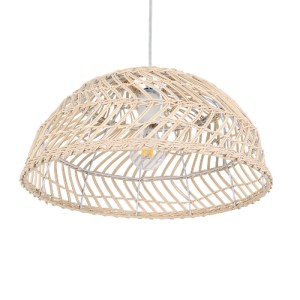 glo-01727-01727_5 GLOBOSTAR® COMORES 01727 BOHO ΚΡΕΜΑΣΤΟ ΦΩΤΙΣΤΙΚΟ ΠΛΕΓΜΑ ΜΟΝΟΦΩΤΟ 1 X E27 IP20 ΜΠΕΖ ΞΥΛΟ -Μ