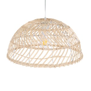 glo-01727-01727_6 GLOBOSTAR® COMORES 01727 BOHO ΚΡΕΜΑΣΤΟ ΦΩΤΙΣΤΙΚΟ ΠΛΕΓΜΑ ΜΟΝΟΦΩΤΟ 1 X E27 IP20 ΜΠΕΖ ΞΥΛΟ -Μ