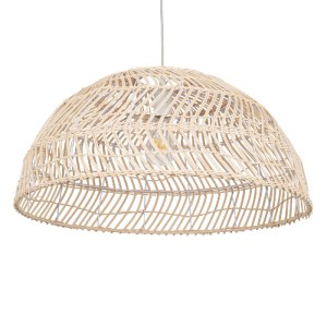 glo-01728-01728_5 GLOBOSTAR® COMORES 01728 BOHO ΚΡΕΜΑΣΤΟ ΦΩΤΙΣΤΙΚΟ ΠΛΕΓΜΑ ΜΟΝΟΦΩΤΟ 1 X E27 IP20 ΜΠΕΖ ΞΥΛΟ - 
