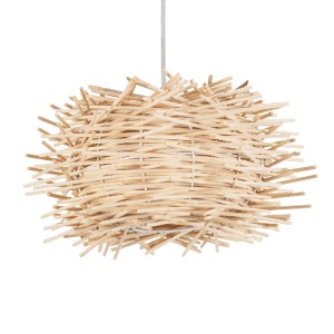 glo-01729-01729_5 GLOBOSTAR® MINORCA 01729 BOHO ΚΡΕΜΑΣΤΟ ΦΩΤΙΣΤΙΚΟ ΑΝΑΡΤΗΣΗ ΜΟΝΟΦΩΤΟ 1 X E27 IP20 ΜΠΕΖ ΞΥΛΟ 