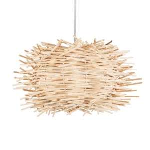 glo-01729-280568_01729_0 GLOBOSTAR® MINORCA 01729 BOHO ΚΡΕΜΑΣΤΟ ΦΩΤΙΣΤΙΚΟ ΑΝΑΡΤΗΣΗ ΜΟΝΟΦΩΤΟ 1 X E27 IP20 ΜΠΕΖ ΞΥΛΟ 