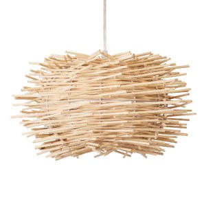 glo-01730-01730_4 GLOBOSTAR® MINORCA 01730 BOHO ΚΡΕΜΑΣΤΟ ΦΩΤΙΣΤΙΚΟ ΑΝΑΡΤΗΣΗ ΜΟΝΟΦΩΤΟ 1 X E27 IP20 ΜΠΕΖ ΞΥΛΟ 