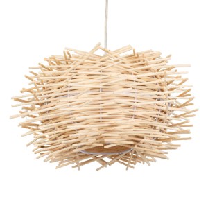 glo-01730-01730_5 GLOBOSTAR® MINORCA 01730 BOHO ΚΡΕΜΑΣΤΟ ΦΩΤΙΣΤΙΚΟ ΑΝΑΡΤΗΣΗ ΜΟΝΟΦΩΤΟ 1 X E27 IP20 ΜΠΕΖ ΞΥΛΟ 