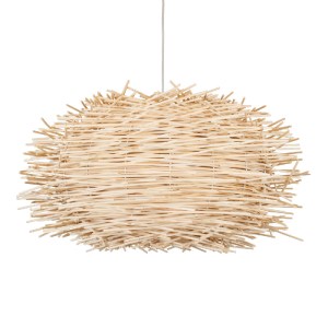 glo-01731-01731_4 GLOBOSTAR® MINORCA 01731 BOHO ΚΡΕΜΑΣΤΟ ΦΩΤΙΣΤΙΚΟ ΑΝΑΡΤΗΣΗ ΜΟΝΟΦΩΤΟ 1 X E27 IP20 ΜΠΕΖ ΞΥΛΟ 