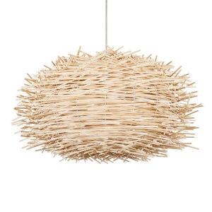 glo-01731-508f19_01731_0 GLOBOSTAR® MINORCA 01731 BOHO ΚΡΕΜΑΣΤΟ ΦΩΤΙΣΤΙΚΟ ΑΝΑΡΤΗΣΗ ΜΟΝΟΦΩΤΟ 1 X E27 IP20 ΜΠΕΖ ΞΥΛΟ 