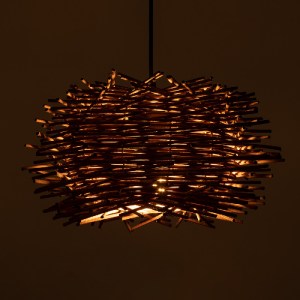 glo-01732-01732_2 GLOBOSTAR® MINORCA 01732 BOHO ΚΡΕΜΑΣΤΟ ΦΩΤΙΣΤΙΚΟ ΑΝΑΡΤΗΣΗ ΜΟΝΟΦΩΤΟ 1 X E27 IP20 ΚΑΦΕ ΞΥΛΟ 