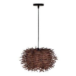 glo-01732-01732_3 GLOBOSTAR® MINORCA 01732 BOHO ΚΡΕΜΑΣΤΟ ΦΩΤΙΣΤΙΚΟ ΑΝΑΡΤΗΣΗ ΜΟΝΟΦΩΤΟ 1 X E27 IP20 ΚΑΦΕ ΞΥΛΟ 