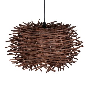 glo-01732-01732_6 GLOBOSTAR® MINORCA 01732 BOHO ΚΡΕΜΑΣΤΟ ΦΩΤΙΣΤΙΚΟ ΑΝΑΡΤΗΣΗ ΜΟΝΟΦΩΤΟ 1 X E27 IP20 ΚΑΦΕ ΞΥΛΟ 