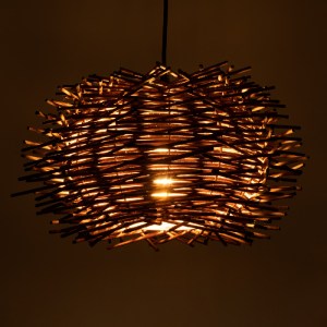glo-01733-01733_2 GLOBOSTAR® MINORCA 01733 BOHO ΚΡΕΜΑΣΤΟ ΦΩΤΙΣΤΙΚΟ ΑΝΑΡΤΗΣΗ ΜΟΝΟΦΩΤΟ 1 X E27 IP20 ΚΑΦΕ ΞΥΛΟ 