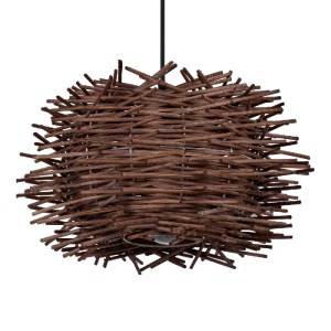 glo-01733-01733_5 GLOBOSTAR® MINORCA 01733 BOHO ΚΡΕΜΑΣΤΟ ΦΩΤΙΣΤΙΚΟ ΑΝΑΡΤΗΣΗ ΜΟΝΟΦΩΤΟ 1 X E27 IP20 ΚΑΦΕ ΞΥΛΟ 