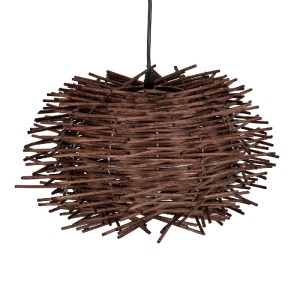 glo-01733-01733_6 GLOBOSTAR® MINORCA 01733 BOHO ΚΡΕΜΑΣΤΟ ΦΩΤΙΣΤΙΚΟ ΑΝΑΡΤΗΣΗ ΜΟΝΟΦΩΤΟ 1 X E27 IP20 ΚΑΦΕ ΞΥΛΟ 