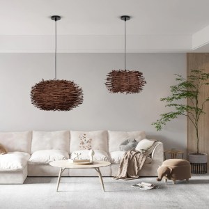 glo-01733-44447b_post_75 GLOBOSTAR® MINORCA 01733 BOHO ΚΡΕΜΑΣΤΟ ΦΩΤΙΣΤΙΚΟ ΑΝΑΡΤΗΣΗ ΜΟΝΟΦΩΤΟ 1 X E27 IP20 ΚΑΦΕ ΞΥΛΟ 
