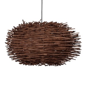 glo-01734-01734_4 GLOBOSTAR® MINORCA 01734 BOHO ΚΡΕΜΑΣΤΟ ΦΩΤΙΣΤΙΚΟ ΑΝΑΡΤΗΣΗ ΜΟΝΟΦΩΤΟ 1 X E27 IP20 ΚΑΦΕ ΞΥΛΟ 