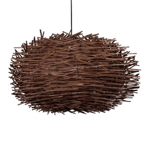 glo-01734-5718a5_01734_0 GLOBOSTAR® MINORCA 01734 BOHO ΚΡΕΜΑΣΤΟ ΦΩΤΙΣΤΙΚΟ ΑΝΑΡΤΗΣΗ ΜΟΝΟΦΩΤΟ 1 X E27 IP20 ΚΑΦΕ ΞΥΛΟ 