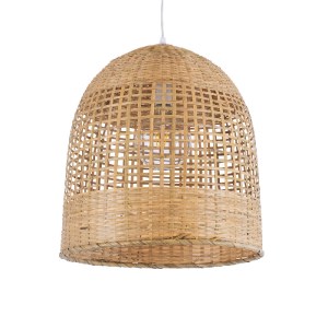 glo-01735-01735_0 GLOBOSTAR® BORA-BORA 01735 BOHO ΚΡΕΜΑΣΤΟ ΦΩΤΙΣΤΙΚΟ ΚΑΜΠΑΝΑ ΜΟΝΟΦΩΤΟ 1 X E27 IP20 ΜΠΕΖ ΞΥΛΟ