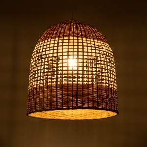 glo-01735-01735_2 GLOBOSTAR® BORA-BORA 01735 BOHO ΚΡΕΜΑΣΤΟ ΦΩΤΙΣΤΙΚΟ ΚΑΜΠΑΝΑ ΜΟΝΟΦΩΤΟ 1 X E27 IP20 ΜΠΕΖ ΞΥΛΟ
