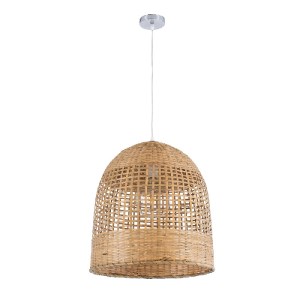 glo-01735-01735_3 GLOBOSTAR® BORA-BORA 01735 BOHO ΚΡΕΜΑΣΤΟ ΦΩΤΙΣΤΙΚΟ ΚΑΜΠΑΝΑ ΜΟΝΟΦΩΤΟ 1 X E27 IP20 ΜΠΕΖ ΞΥΛΟ