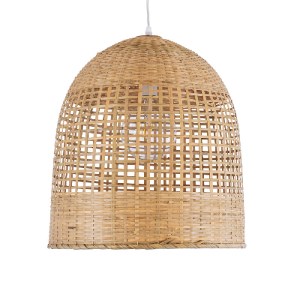 glo-01735-01735_4 GLOBOSTAR® BORA-BORA 01735 BOHO ΚΡΕΜΑΣΤΟ ΦΩΤΙΣΤΙΚΟ ΚΑΜΠΑΝΑ ΜΟΝΟΦΩΤΟ 1 X E27 IP20 ΜΠΕΖ ΞΥΛΟ