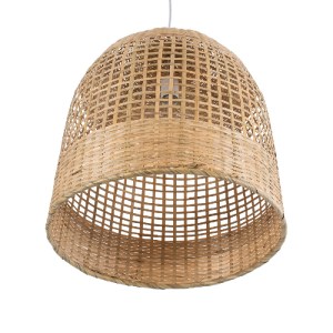 glo-01735-01735_5 GLOBOSTAR® BORA-BORA 01735 BOHO ΚΡΕΜΑΣΤΟ ΦΩΤΙΣΤΙΚΟ ΚΑΜΠΑΝΑ ΜΟΝΟΦΩΤΟ 1 X E27 IP20 ΜΠΕΖ ΞΥΛΟ