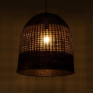 glo-01736-01736_2 GLOBOSTAR® BORA-BORA 01736 BOHO ΚΡΕΜΑΣΤΟ ΦΩΤΙΣΤΙΚΟ ΚΑΜΠΑΝΑ ΜΟΝΟΦΩΤΟ 1 X E27 IP20 ΚΑΦΕ ΞΥΛΟ