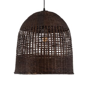 glo-01736-01736_4 GLOBOSTAR® BORA-BORA 01736 BOHO ΚΡΕΜΑΣΤΟ ΦΩΤΙΣΤΙΚΟ ΚΑΜΠΑΝΑ ΜΟΝΟΦΩΤΟ 1 X E27 IP20 ΚΑΦΕ ΞΥΛΟ