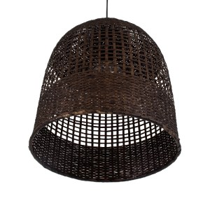 glo-01736-01736_5 GLOBOSTAR® BORA-BORA 01736 BOHO ΚΡΕΜΑΣΤΟ ΦΩΤΙΣΤΙΚΟ ΚΑΜΠΑΝΑ ΜΟΝΟΦΩΤΟ 1 X E27 IP20 ΚΑΦΕ ΞΥΛΟ