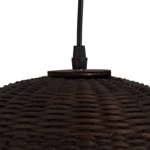 glo-01736-01736_7 GLOBOSTAR® BORA-BORA 01736 BOHO ΚΡΕΜΑΣΤΟ ΦΩΤΙΣΤΙΚΟ ΚΑΜΠΑΝΑ ΜΟΝΟΦΩΤΟ 1 X E27 IP20 ΚΑΦΕ ΞΥΛΟ