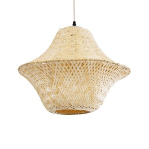 glo-01737-01737_2 GLOBOSTAR® JUNIPER 01737 BOHO ΚΡΕΜΑΣΤΟ ΦΩΤΙΣΤΙΚΟ ΠΛΕΓΜΑ ΜΟΝΟΦΩΤΟ 1 X E27 IP20 ΜΠΕΖ ΞΥΛΟ - 