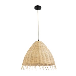 glo-01742-01742_4 GLOBOSTAR® AQUATIC 01742 BOHO ΚΡΕΜΑΣΤΟ ΦΩΤΙΣΤΙΚΟ ΚΑΜΠΑΝΑ ΜΟΝΟΦΩΤΟ 1 X E27 IP20 ΜΠΕΖ ΞΥΛΟ -