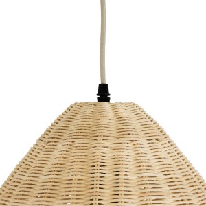 glo-01742-01742_8 GLOBOSTAR® AQUATIC 01742 BOHO ΚΡΕΜΑΣΤΟ ΦΩΤΙΣΤΙΚΟ ΚΑΜΠΑΝΑ ΜΟΝΟΦΩΤΟ 1 X E27 IP20 ΜΠΕΖ ΞΥΛΟ -