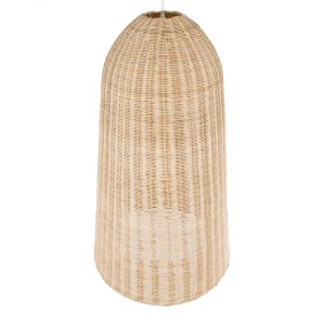glo-01746-01746_6 GLOBOSTAR® FAROL 01746 BOHO ΚΡΕΜΑΣΤΟ ΦΩΤΙΣΤΙΚΟ ΚΑΜΠΑΝΑ ΜΟΝΟΦΩΤΟ 1 X E27 IP20 ΜΠΕΖ ΞΥΛΟ - Μ