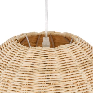 glo-01746-01746_7 GLOBOSTAR® FAROL 01746 BOHO ΚΡΕΜΑΣΤΟ ΦΩΤΙΣΤΙΚΟ ΚΑΜΠΑΝΑ ΜΟΝΟΦΩΤΟ 1 X E27 IP20 ΜΠΕΖ ΞΥΛΟ - Μ