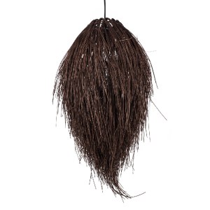 glo-01748-01748_5 GLOBOSTAR® ARCHIPELAGO 01748 BOHO ΚΡΕΜΑΣΤΟ ΦΩΤΙΣΤΙΚΟ ΠΛΕΓΜΑ ΜΟΝΟΦΩΤΟ 1 X E27 IP20 ΚΑΦΕ ΞΥΛ