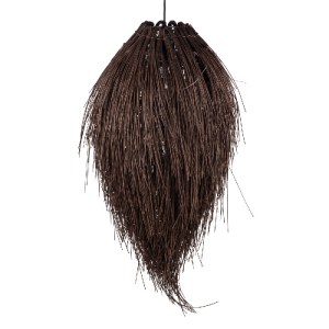 glo-01748-01748_6 GLOBOSTAR® ARCHIPELAGO 01748 BOHO ΚΡΕΜΑΣΤΟ ΦΩΤΙΣΤΙΚΟ ΠΛΕΓΜΑ ΜΟΝΟΦΩΤΟ 1 X E27 IP20 ΚΑΦΕ ΞΥΛ