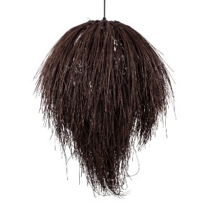 glo-01750-01750_4 GLOBOSTAR® ARCHIPELAGO 01750 BOHO ΚΡΕΜΑΣΤΟ ΦΩΤΙΣΤΙΚΟ ΠΛΕΓΜΑ ΜΟΝΟΦΩΤΟ 1 X E27 IP20 ΚΑΦΕ ΞΥΛ