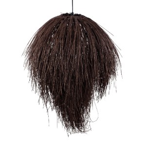 glo-01750-01750_6 GLOBOSTAR® ARCHIPELAGO 01750 BOHO ΚΡΕΜΑΣΤΟ ΦΩΤΙΣΤΙΚΟ ΠΛΕΓΜΑ ΜΟΝΟΦΩΤΟ 1 X E27 IP20 ΚΑΦΕ ΞΥΛ