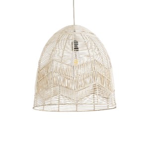 glo-01751-01751_2 GLOBOSTAR® ALOHA 01751 BOHO ΚΡΕΜΑΣΤΟ ΦΩΤΙΣΤΙΚΟ ΚΑΜΠΑΝΑ ΜΟΝΟΦΩΤΟ 1 X E27 IP20 ΜΠΕΖ ΣΧΟΙΝΙ -