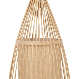 glo-01753-01753_5 GLOBOSTAR® AZORES 01753 BOHO ΕΠΙΔΑΠΕΔΙΟ ΦΩΤΙΣΤΙΚΟ ΜΟΝΟΦΩΤΟ 1 X E27 IP20 ΜΠΕΖ ΞΥΛΟ - Μ30 X 