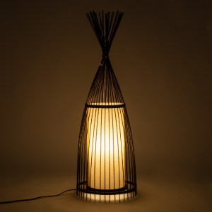 glo-01754-01754_2 GLOBOSTAR® AZORES 01754 BOHO ΕΠΙΔΑΠΕΔΙΟ ΦΩΤΙΣΤΙΚΟ ΜΟΝΟΦΩΤΟ 1 X E27 IP20 ΚΑΦΕ & ΜΠΕΖ ΞΥΛΟ -