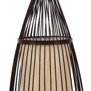 glo-01754-01754_5 GLOBOSTAR® AZORES 01754 BOHO ΕΠΙΔΑΠΕΔΙΟ ΦΩΤΙΣΤΙΚΟ ΜΟΝΟΦΩΤΟ 1 X E27 IP20 ΚΑΦΕ & ΜΠΕΖ ΞΥΛΟ -