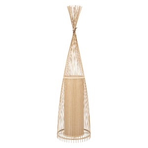glo-01755-01755_0 GLOBOSTAR® AZORES 01755 BOHO ΕΠΙΔΑΠΕΔΙΟ ΦΩΤΙΣΤΙΚΟ ΜΟΝΟΦΩΤΟ 1 X E27 IP20 ΜΠΕΖ ΞΥΛΟ - Μ40 X 