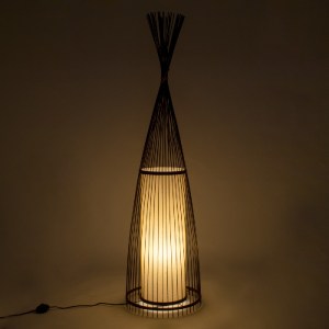 glo-01756-01756_2 GLOBOSTAR® AZORES 01756 BOHO ΕΠΙΔΑΠΕΔΙΟ ΦΩΤΙΣΤΙΚΟ ΜΟΝΟΦΩΤΟ 1 X E27 IP20 ΚΑΦΕ & ΜΠΕΖ ΞΥΛΟ -