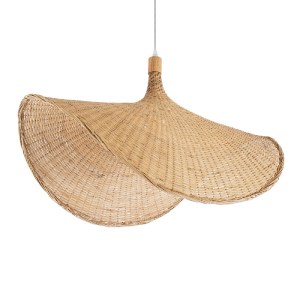 glo-01767-01767_0 GLOBOSTAR® CUBA 01767 BOHO ΚΡΕΜΑΣΤΟ ΦΩΤΙΣΤΙΚΟ ΟΡΟΦΗΣ ΜΕ ΝΤΟΥΙ 1 X E27 AC 220-240V IP20 - Μ