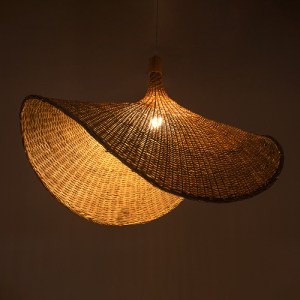 glo-01767-01767_2 GLOBOSTAR® CUBA 01767 BOHO ΚΡΕΜΑΣΤΟ ΦΩΤΙΣΤΙΚΟ ΟΡΟΦΗΣ ΜΕ ΝΤΟΥΙ 1 X E27 AC 220-240V IP20 - Μ