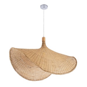 glo-01767-01767_3 GLOBOSTAR® CUBA 01767 BOHO ΚΡΕΜΑΣΤΟ ΦΩΤΙΣΤΙΚΟ ΟΡΟΦΗΣ ΜΕ ΝΤΟΥΙ 1 X E27 AC 220-240V IP20 - Μ