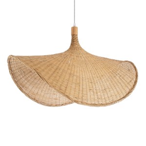 glo-01767-01767_4 GLOBOSTAR® CUBA 01767 BOHO ΚΡΕΜΑΣΤΟ ΦΩΤΙΣΤΙΚΟ ΟΡΟΦΗΣ ΜΕ ΝΤΟΥΙ 1 X E27 AC 220-240V IP20 - Μ