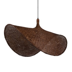 glo-01770-01770_0 GLOBOSTAR® CUBA 01770 BOHO ΚΡΕΜΑΣΤΟ ΦΩΤΙΣΤΙΚΟ ΑΝΑΡΤΗΣΗ ΜΟΝΟΦΩΤΟ 1 X E27 IP20 ΚΑΦΕ ΞΥΛΟ - Μ