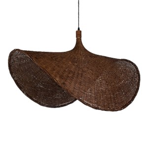 glo-01770-01770_4 GLOBOSTAR® CUBA 01770 BOHO ΚΡΕΜΑΣΤΟ ΦΩΤΙΣΤΙΚΟ ΑΝΑΡΤΗΣΗ ΜΟΝΟΦΩΤΟ 1 X E27 IP20 ΚΑΦΕ ΞΥΛΟ - Μ
