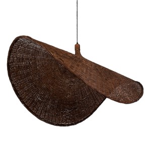 glo-01770-01770_5 GLOBOSTAR® CUBA 01770 BOHO ΚΡΕΜΑΣΤΟ ΦΩΤΙΣΤΙΚΟ ΑΝΑΡΤΗΣΗ ΜΟΝΟΦΩΤΟ 1 X E27 IP20 ΚΑΦΕ ΞΥΛΟ - Μ